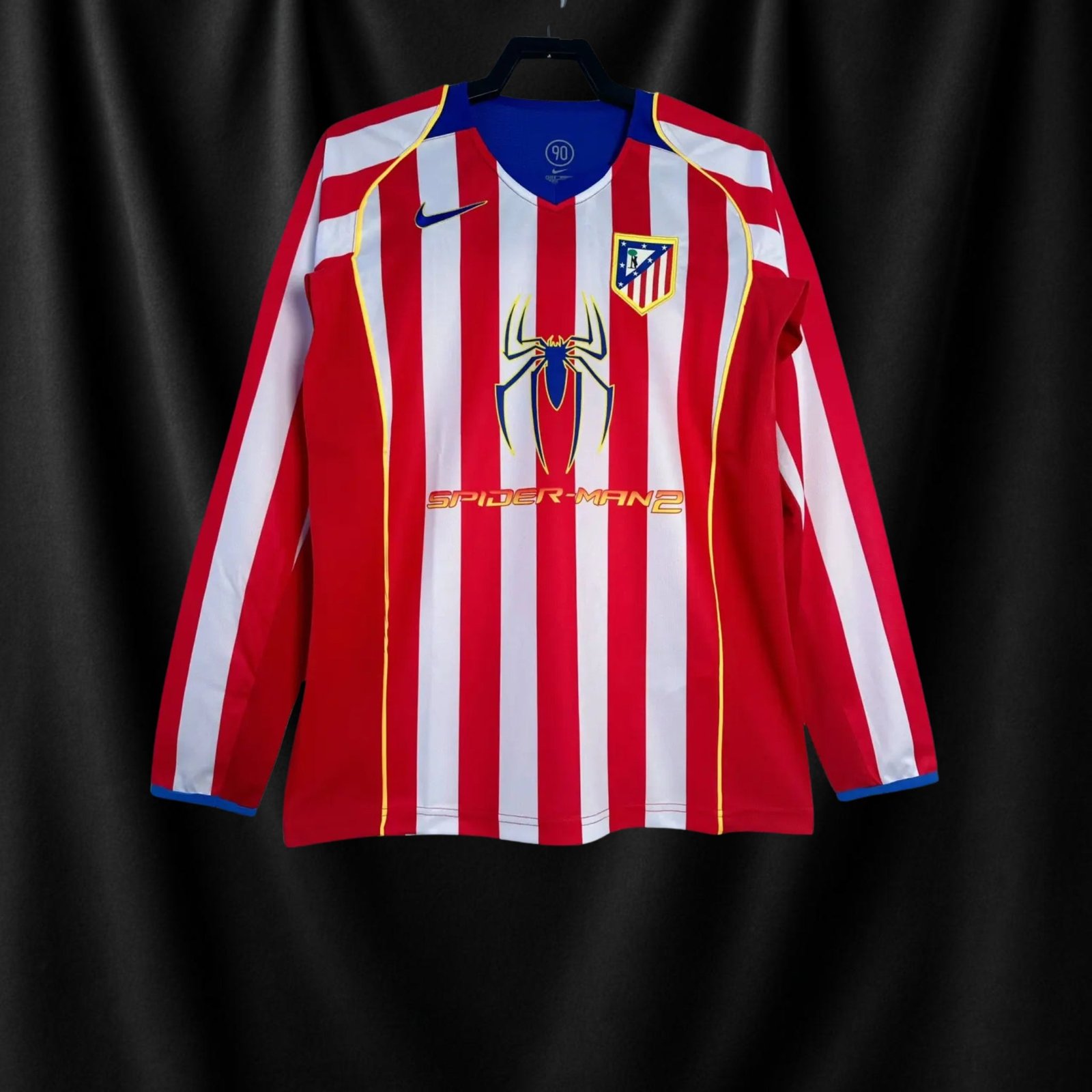 Athletico Madrid 2004/05 Home Long Sleeve