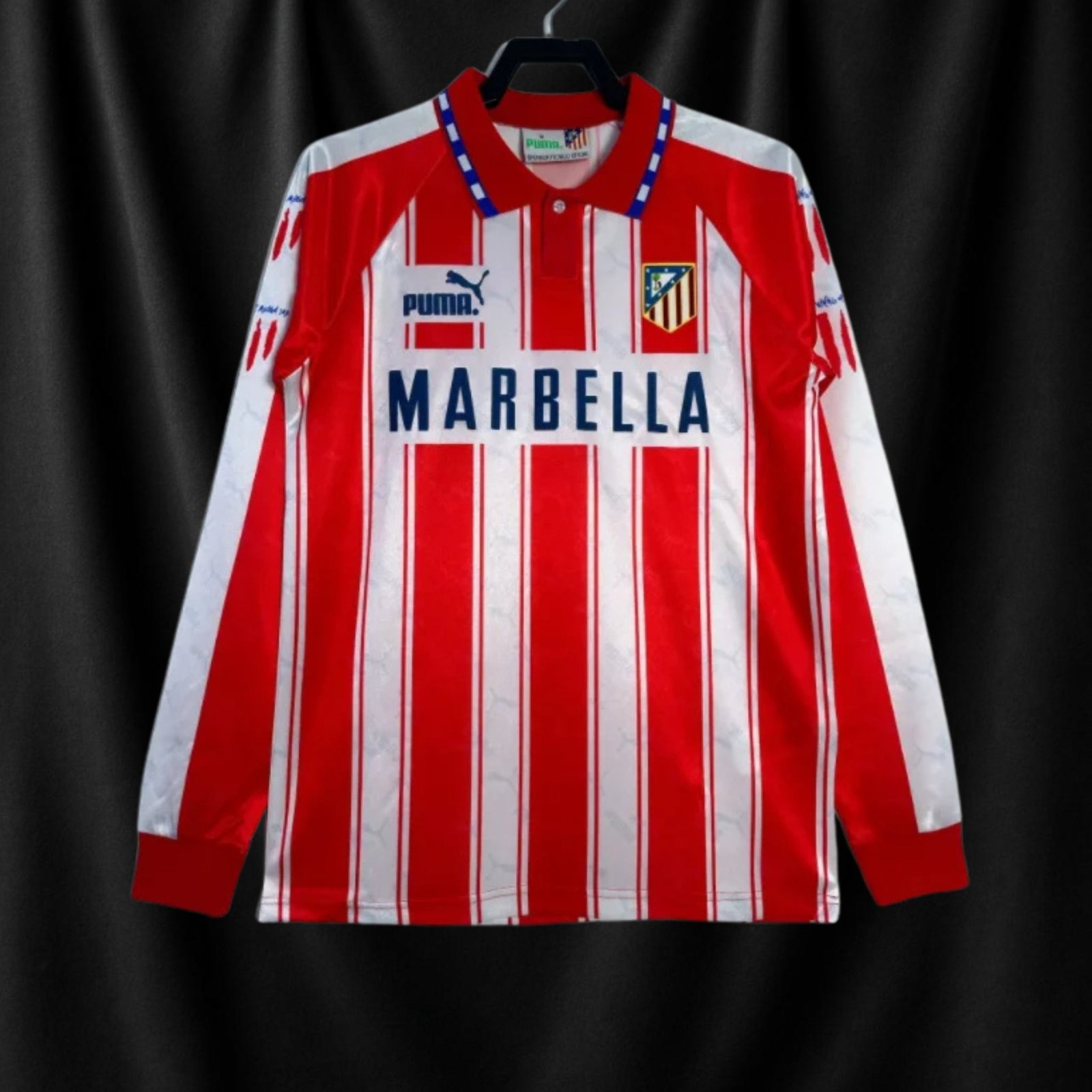 Athletico Madrid 1994/95 Home Long Sleeve
