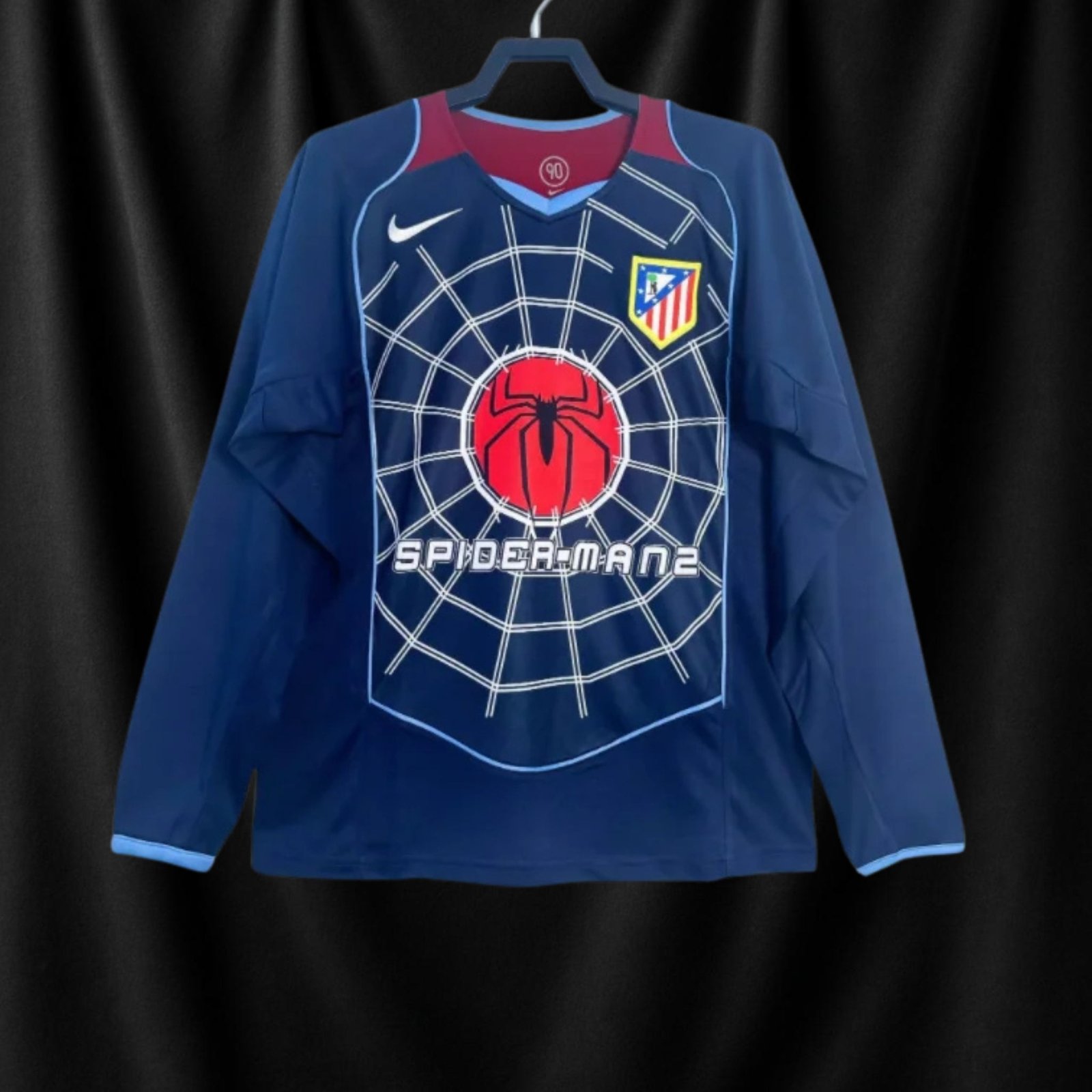 Athletico Madrid 2004/05 Away Long Sleeve